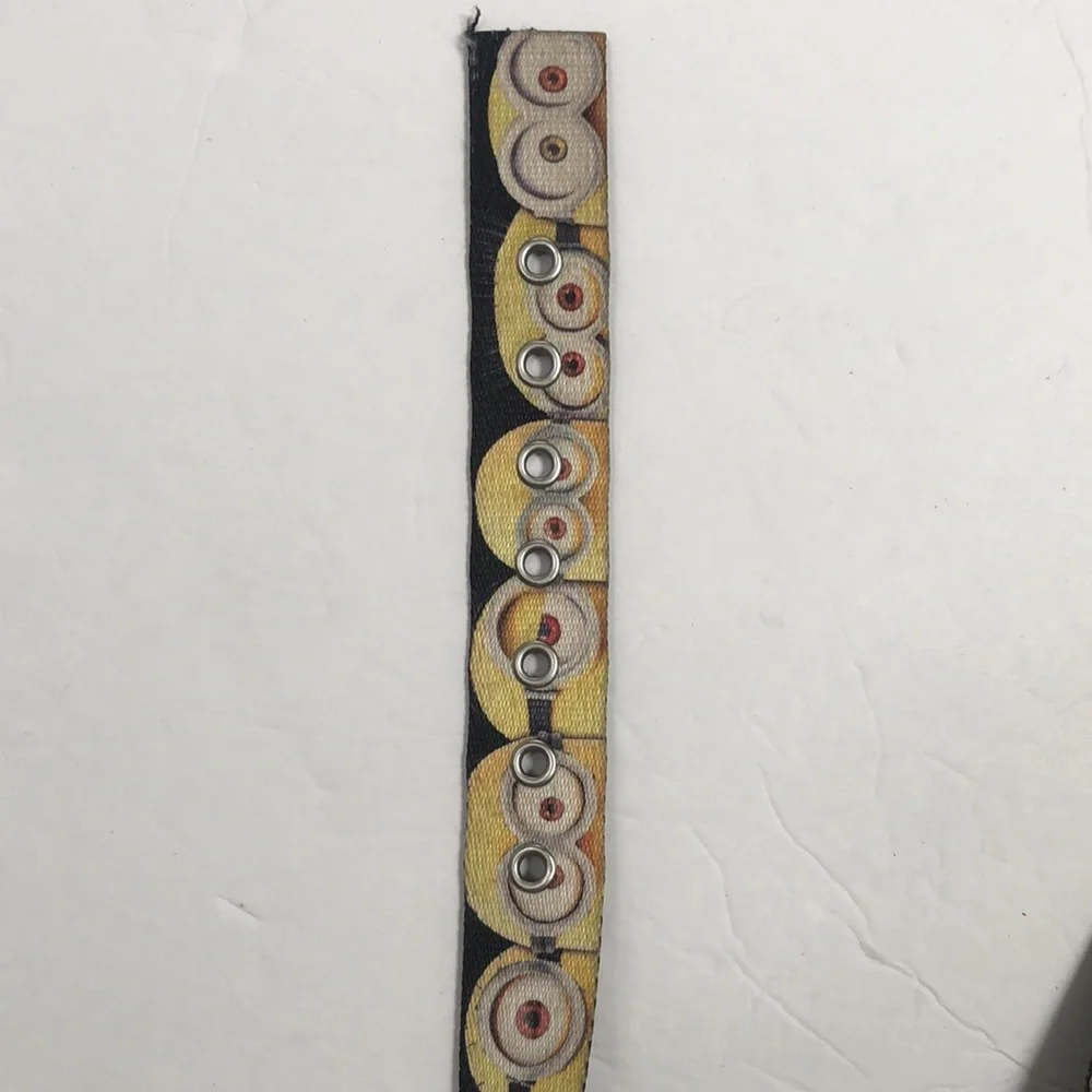 Despicable Me Minions Black Web Belt‎ Small/ Medium